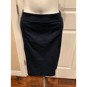 Diane Von Furstenberg New Koto Navy Blue Pencil Skirt, Size 2